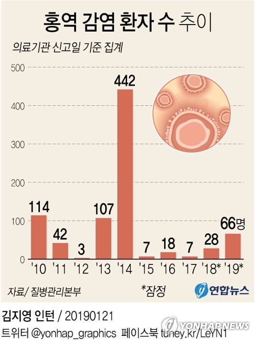 서울서도 홍역환자 발생…작년 12월부터 전국 30명 확진(종합) - 2