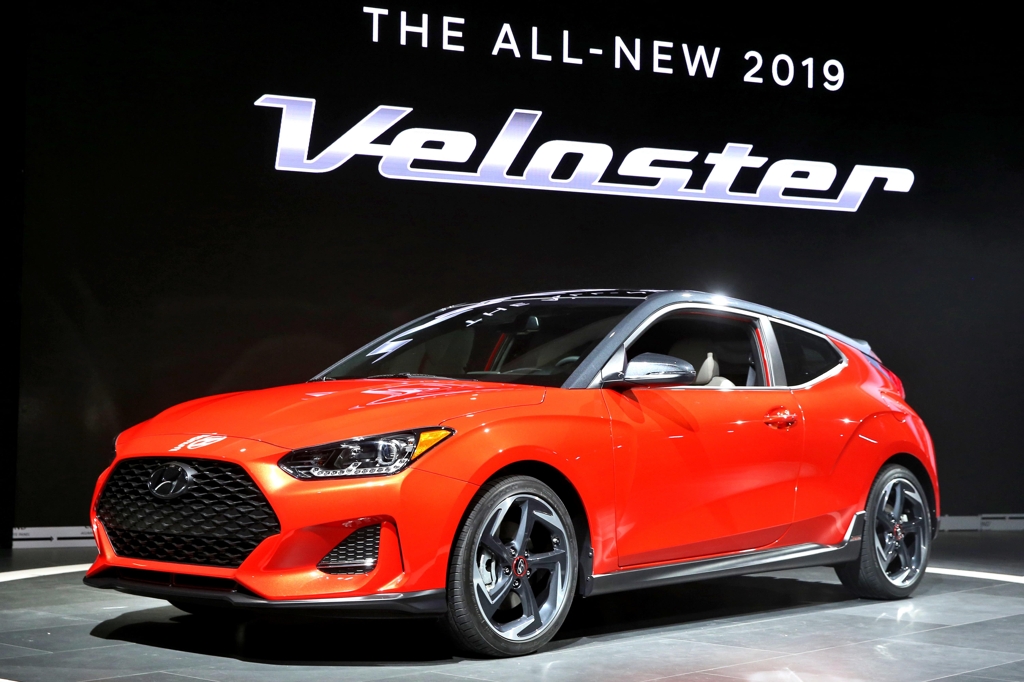 Hyundai's all-new Veloster hatchback in a photo courtesy of Hyundai Motor (Yonhap)