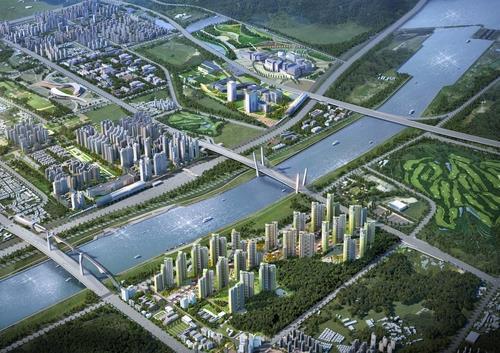 This image, provided by the Incheon Metropolitan Government, shows an illustration of a city development project in Seo Ward. (PHOTO NOT FOR SALE) (Yonhap) 