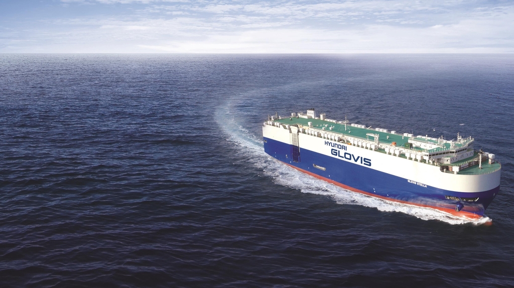 This file photo offered by Hyundai Glovis shows a pure car and truck carrier named Glovis Stella. (PHOTO NOT FOR SALE)(Yonhap)