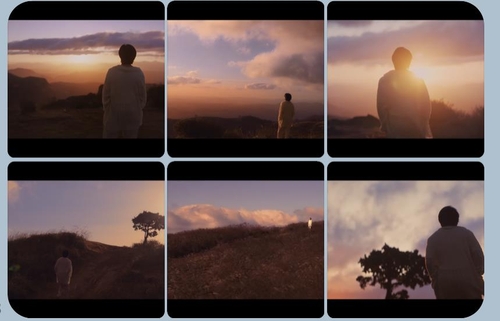 Une séquence du clip vidéo de «Wild Flower» de RM, leader du groupe superstar de K-pop Bangtan Boys (BTS). (Image de la vidéo. Revente et archivage interdits)