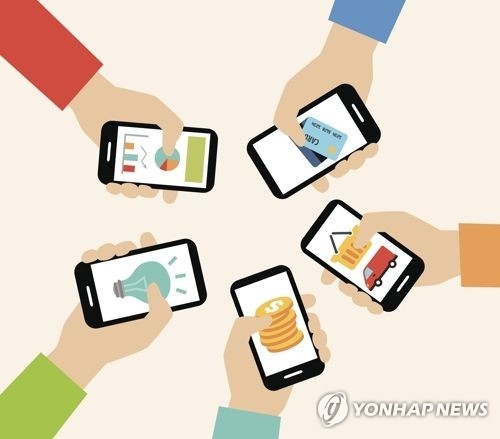 韓国人はモバイルアプリを１日平均３．３時間使用するとの調査結果が明らかになった（イメージ）＝（聯合ニュース）