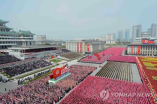北朝鮮の過去の閲兵式（資料写真）＝（聯合ニュース）