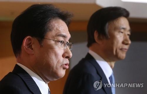 기시다 日외무상 "소녀상 적절히 이전되는 것으로 안다"(종합) - 2