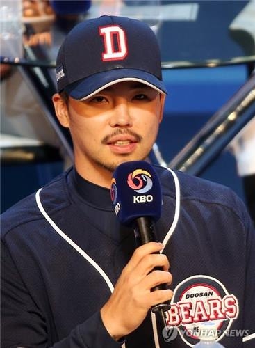 <프로야구> 오재원, 오른 엄지발가락 타박상…병원 이동 - 2