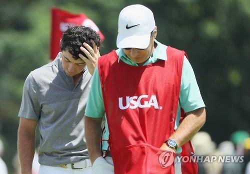 < US오픈골프> 매킬로이, 3년 만에 메이저서 컷 탈락 - 2