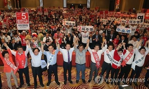 與 수도권 합동연설회서 '최후의 혈전'…비난·폭로 잇따라 - 2