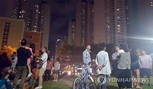 지진에 잠못 이룬 밤