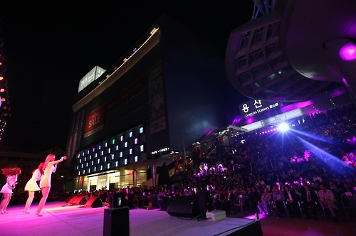 2015년 용산 드래곤 페스티벌 당시 축제 현장