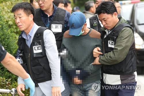 6살 딸 시신 유기 현장검증