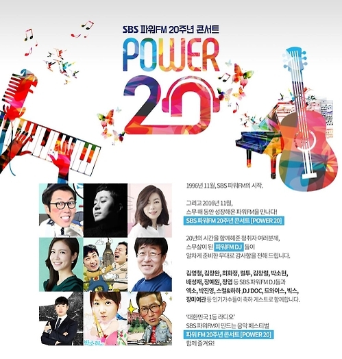 SBS 파워FM 20주년 콘서트…엑소·트와이스 축하 무대 - 1