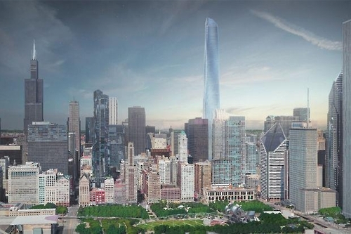 시카고에 건립 제안된 서반구 2번째 초고층 빌딩[에이드리언 스미스 앤드 고든 길]