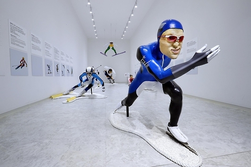 평창동계올림픽 홍보체험관 내 주제전시관 조형물