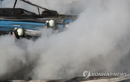 시장 화재 (연합뉴스 자료 사진)
