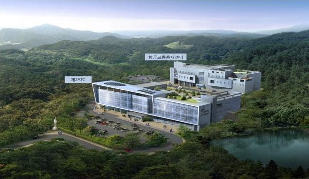 제2 항공교통센터와 항공교통통제센터 조감도