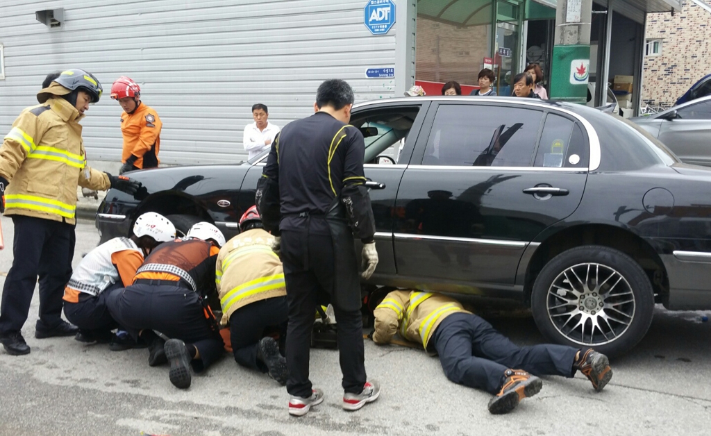 사고 모습.