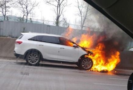 서울외곽순환도로서 사고