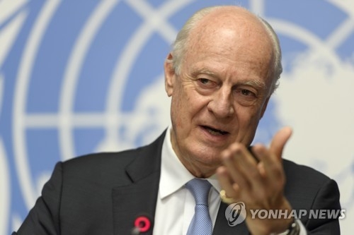 스테판 데 미스투라 유엔 시리아 특사