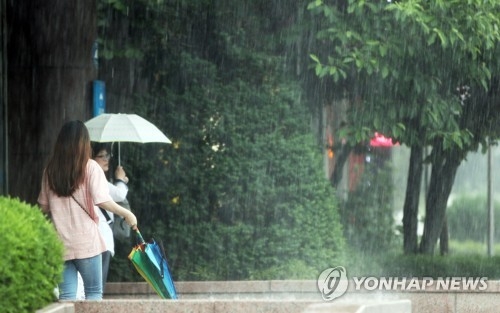 충북 오후 요란한 소나기…예상 강수량 5∼20㎜ - 1