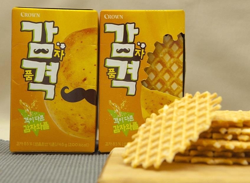 크라운제과 감자와플과자 '감격'
