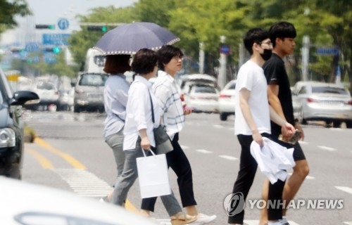 올해 첫 폭염경보 내려진 광주 도심