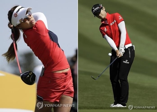 신지은(왼쪽)과 박성현