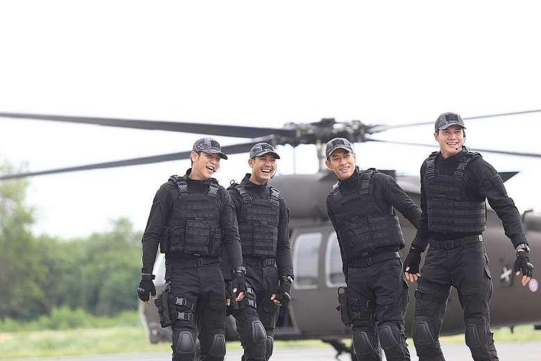 태국 군부측 방송이 제작한 드라마 '러브 미션'의 주인공들