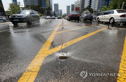 노면 온도 낮추는 '클린로드'