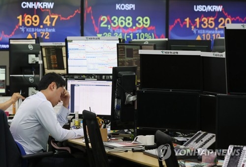 코스피 바닥은?…2,300선 "위태" vs "버틸 것"(종합2보) - 2