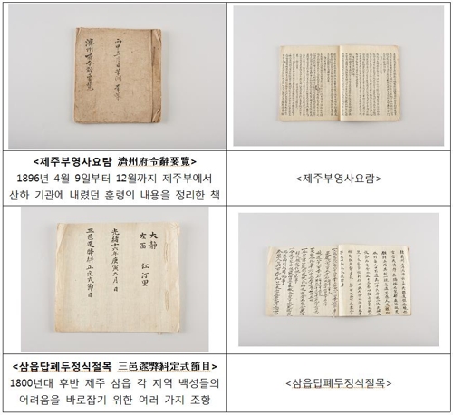 한학자 오문복 선생이 박물관에 기증한 자료들