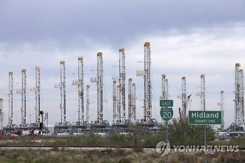미국 텍사스 주에 있는 오일채굴장치들