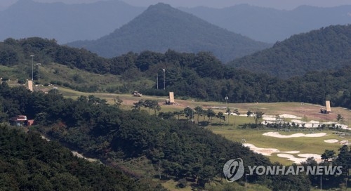 배치 공사 끝난 사드 기지