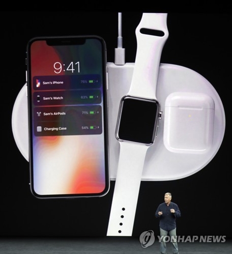 애플 제품 동시 무선충전 '에어파워'