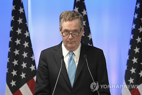 로버트 라이트하이저 미 무역대표부 대표