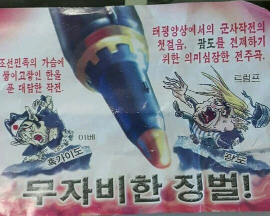 서울 영등포구 일대에 뿌려진 대남전단.[인스타그램 캡처]