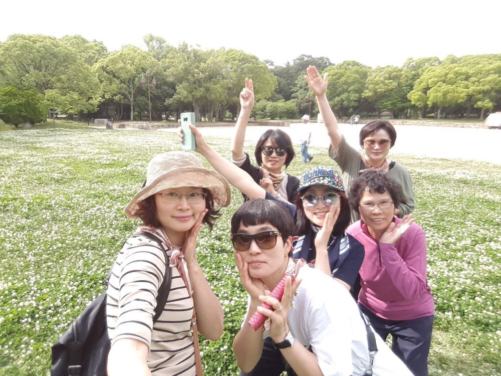 박민자씨 가족 여행