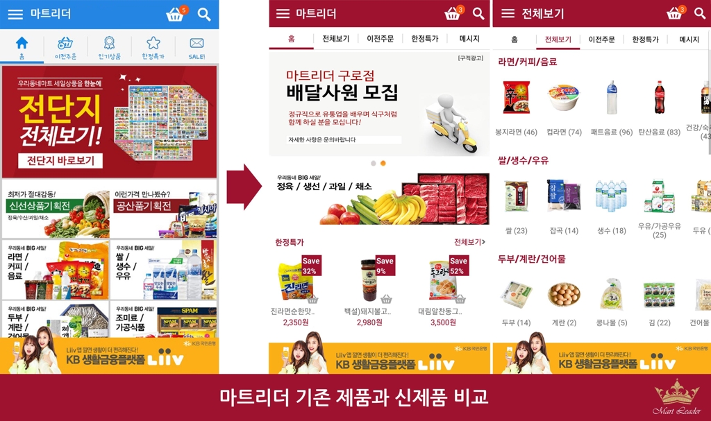 트라이언아이앤씨, 마트 앱 '마트리더 버전 1.5' 출시 - 1