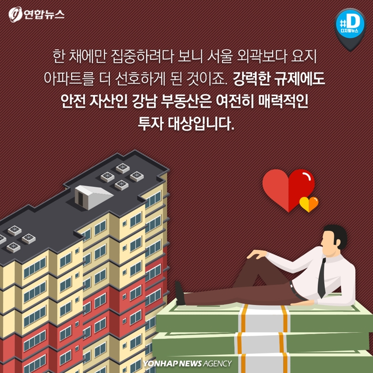 [카드뉴스] "강남아파트 넉달만에 4억원 올랐다는데 우리집은 떨어지네요" - 8