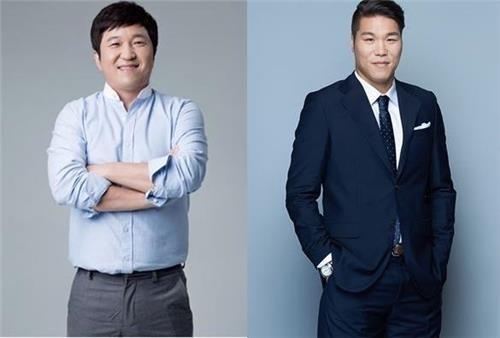 정형돈(왼쪽)과 서장훈