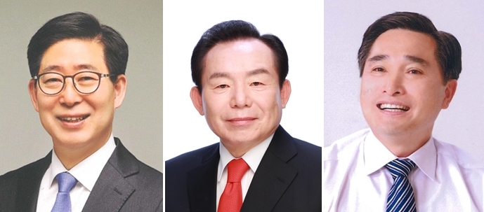 충남지사 예비후보들