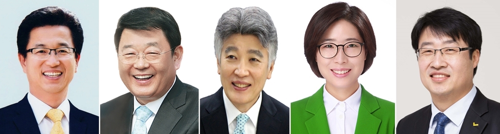 대전시장 후보들