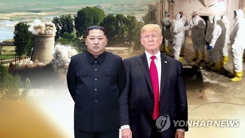 북미정상회담 앞둔 트럼프 미 대통령과 김정은 북 국무위원장(CG)