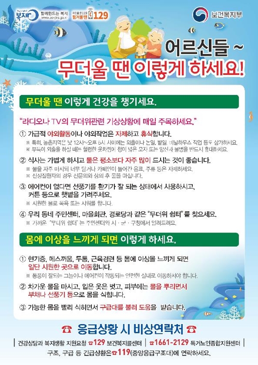 작년 폭염 사망자 11명 중 6명이 65세 이상…더위 주의 - 1