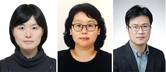 KIST 이지연(왼쪽)·정영미(가운데) 박사와 성균관대 김태일 교수