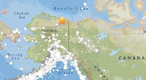 미국 알래스카 6.4 지진 발생