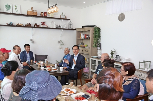 과역봄장 개장