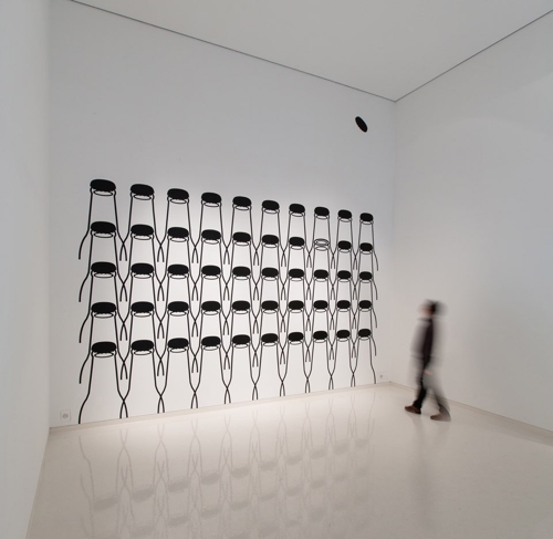 강선미, 뚜껑이 열리다, 접착 비닐 등, 2013