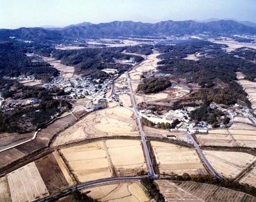 반도체 클러스터 입지 후보로 거론되는 용인시 원삼면 일대