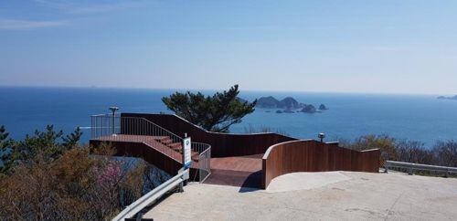 거제 여차홍포해변 새 전망대
