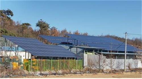 '햇살 에너지 농사' 태양광 발전시설